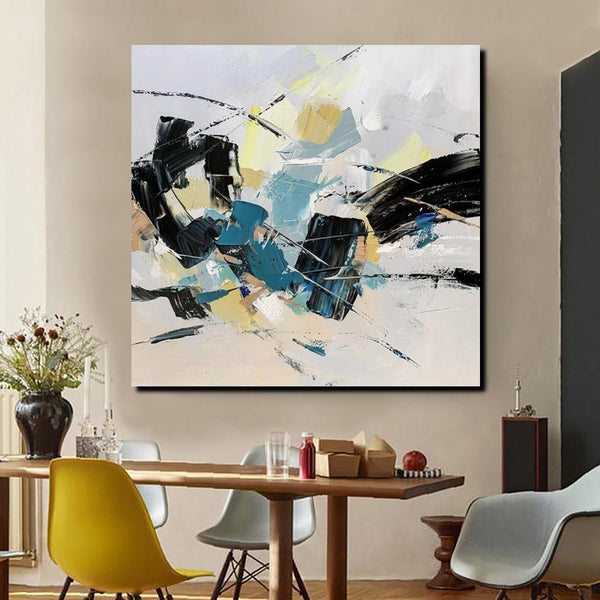 Bedroom Abstract Paintings, Simple Modern Paintings, Abstract Contemporary Art, Large Painting for Sale, Hand Painted Canvas Art-LargePaintingArt.com