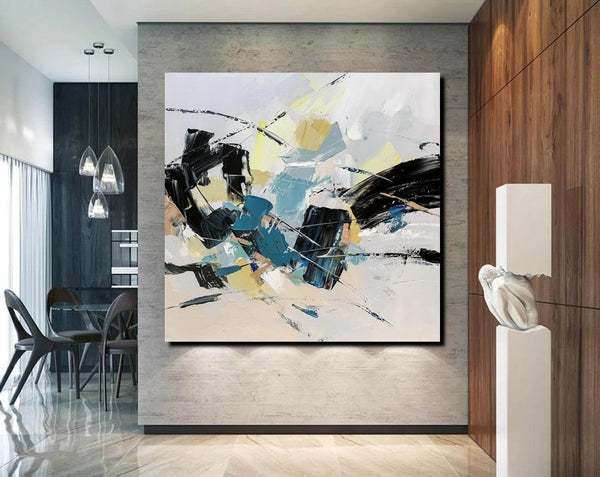 Bedroom Abstract Paintings, Simple Modern Paintings, Abstract Contemporary Art, Large Painting for Sale, Hand Painted Canvas Art-LargePaintingArt.com