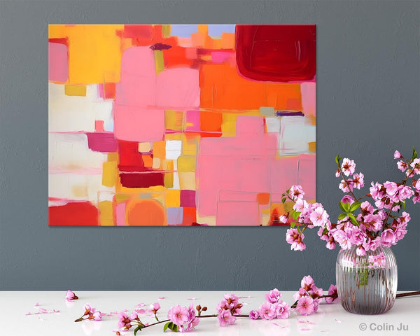 Original Acrylic Wall Art, Oversized Contemporary Acrylic Paintings, Abstract Canvas Paintings, Extra Large Canvas Painting for Living Room-LargePaintingArt.com