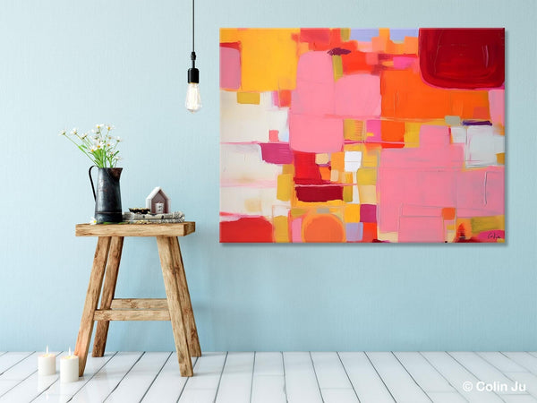 Original Acrylic Wall Art, Oversized Contemporary Acrylic Paintings, Abstract Canvas Paintings, Extra Large Canvas Painting for Living Room-LargePaintingArt.com