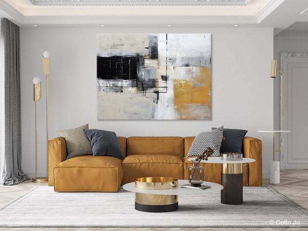 Modern Abstract Art Paintings, Extra Large Canvas Painting for Bedroom, Original Canvas Wall Art, Oversized Contemporary Acrylic Paintings-LargePaintingArt.com