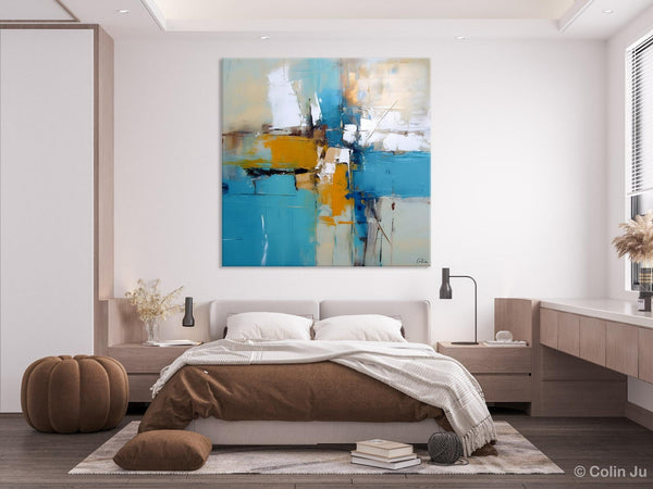Large Abstract Painting for Bedroom, Original Modern Wall Art Paintings, Oversized Contemporary Canvas Paintings, Modern Acrylic Artwork-LargePaintingArt.com