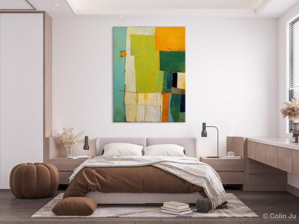 Simple Modern Wall Art, Oversized Contemporary Acrylic Paintings, Extra Large Canvas Painting for Living Room, Original Abstract Paintings-LargePaintingArt.com