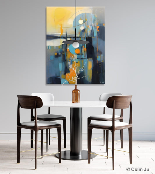 Extra Large Painting for Sale, Oversized Contemporary Acrylic Paintings, Extra Large Canvas Painting for Bedroom, Original Abstract Painting-LargePaintingArt.com