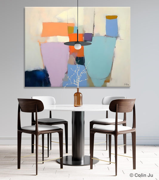 Simple Wall Painting Ideas for Living Room, Extra Large Painting on Canvas, Contemporary Acrylic Art, Original Abstract Wall Art Paintings-LargePaintingArt.com