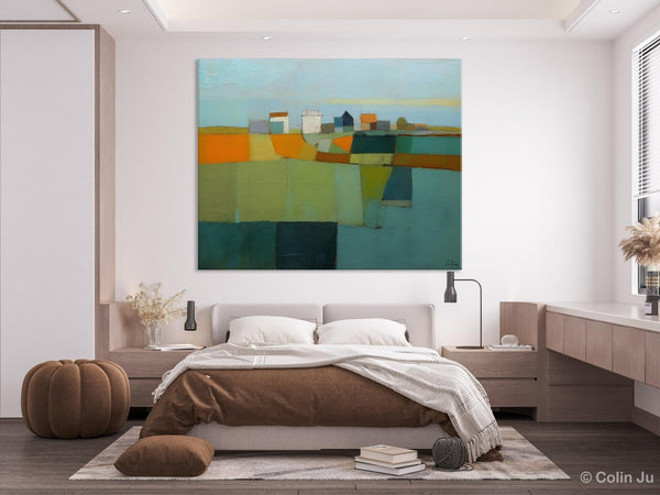Abstract Landscape Painting on Canvas, Extra Large Landacape Wall Art for Living Room, Original Abstract Wall Art, Acrylic Painting for Sale-LargePaintingArt.com