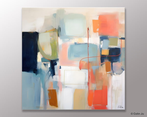 Large Abstract Painting for Bedroom, Original Modern Paintings, Contemporary Canvas Art, Modern Acrylic Artwork, Buy Art Paintings Online-LargePaintingArt.com