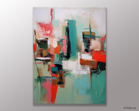 Extra Large Painting for Sale, Huge Contemporary Acrylic Paintings, Extra Large Canvas Paintings, Original Abstract Painting, Impasto Art-LargePaintingArt.com