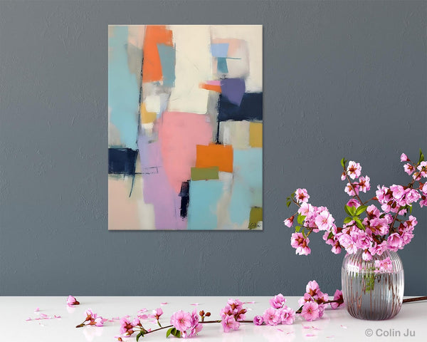 Modern Paintings, Large Contemporary Wall Art, Acrylic Painting on Canvas, Extra Large Paintings for Dining Room, Original Abstract Painting-LargePaintingArt.com