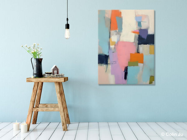 Modern Paintings, Large Contemporary Wall Art, Acrylic Painting on Canvas, Extra Large Paintings for Dining Room, Original Abstract Painting-LargePaintingArt.com