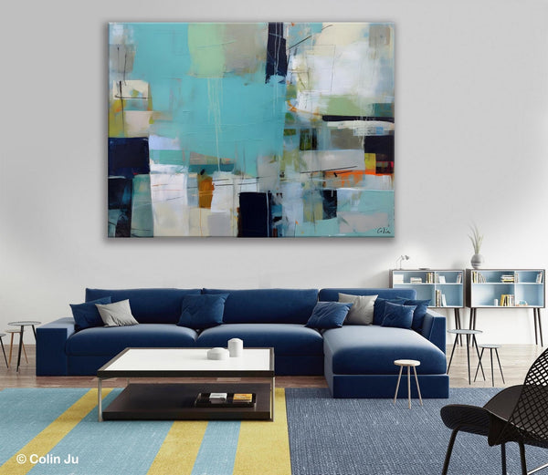Modern Wall Art Ideas for Living Room, Extra Large Canvas Paintings, Original Abstract Painting, Impasto Art, Contemporary Acrylic Paintings-LargePaintingArt.com
