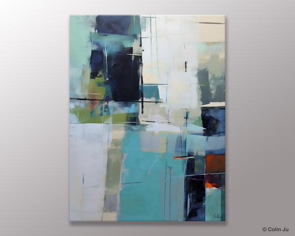 Large Contemporary Wall Art, Acrylic Painting on Canvas, Modern Paintings, Extra Large Paintings for Dining Room, Original Abstract Painting-LargePaintingArt.com