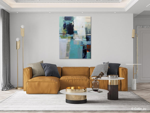 Large Contemporary Wall Art, Acrylic Painting on Canvas, Modern Paintings, Extra Large Paintings for Dining Room, Original Abstract Painting-LargePaintingArt.com
