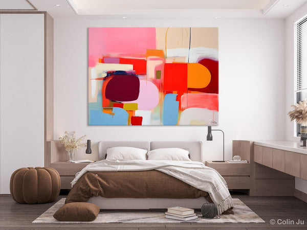Extra Large Canvas Paintings, Original Abstract Art, Modern Wall Art Ideas for Dining Room, Impasto Painting, Contemporary Acrylic Paintings-LargePaintingArt.com