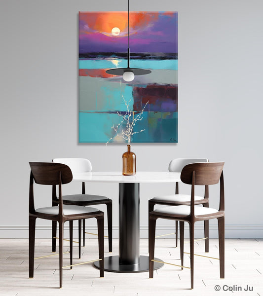 Extra Large Painting on Canvas, Oversized Contemporary Acrylic Painting, Extra Large Canvas Painting for Bedroom, Original Abstract Painting-LargePaintingArt.com