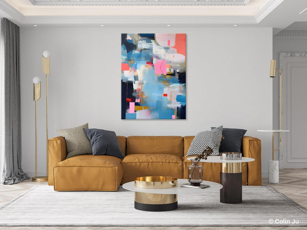 Modern Wall Paintings, Contemporary Painting on Canvas, Abstract Painting for Bedroom, Extra Large Original Acrylic Art, Buy Wall Art Online-LargePaintingArt.com