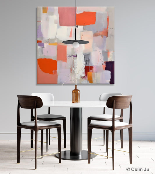 Modern Acrylic Artwork, Original Abstract Wall Art, Contemporary Canvas Art, Hand Painted Canvas Art, Large Abstract Painting for Bedroom-LargePaintingArt.com