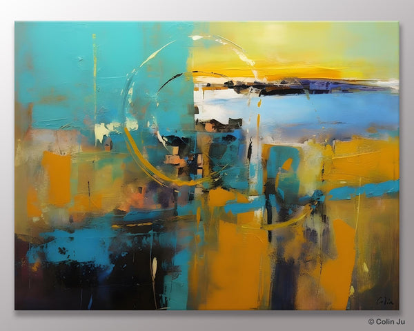 Oversized Canvas Paintings, Original Abstract Art, Hand Painted Canvas Art, Contemporary Acrylic Art, Huge Wall Art Ideas for Living Room-LargePaintingArt.com