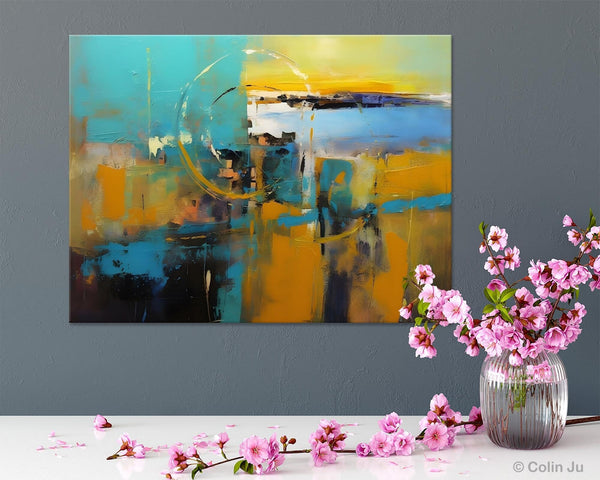 Oversized Canvas Paintings, Original Abstract Art, Hand Painted Canvas Art, Contemporary Acrylic Art, Huge Wall Art Ideas for Living Room-LargePaintingArt.com