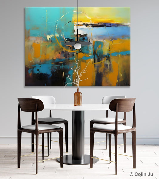 Oversized Canvas Paintings, Original Abstract Art, Hand Painted Canvas Art, Contemporary Acrylic Art, Huge Wall Art Ideas for Living Room-LargePaintingArt.com