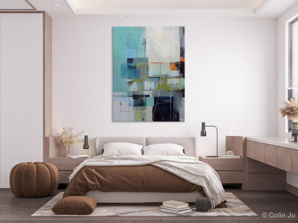 Canvas Paintings for Dining Room, Extra Large Modern Wall Art, Acrylic Painting on Canvas, Contemporary Painting, Original Abstract Painting-LargePaintingArt.com