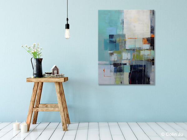 Canvas Paintings for Dining Room, Extra Large Modern Wall Art, Acrylic Painting on Canvas, Contemporary Painting, Original Abstract Painting-LargePaintingArt.com
