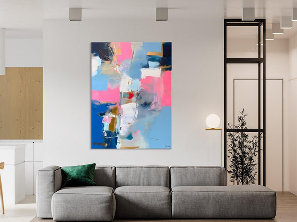 Large Art Painting for Living Room, Original Canvas Art, Contemporary Acrylic Painting on Canvas, Oversized Modern Abstract Wall Paintings-LargePaintingArt.com