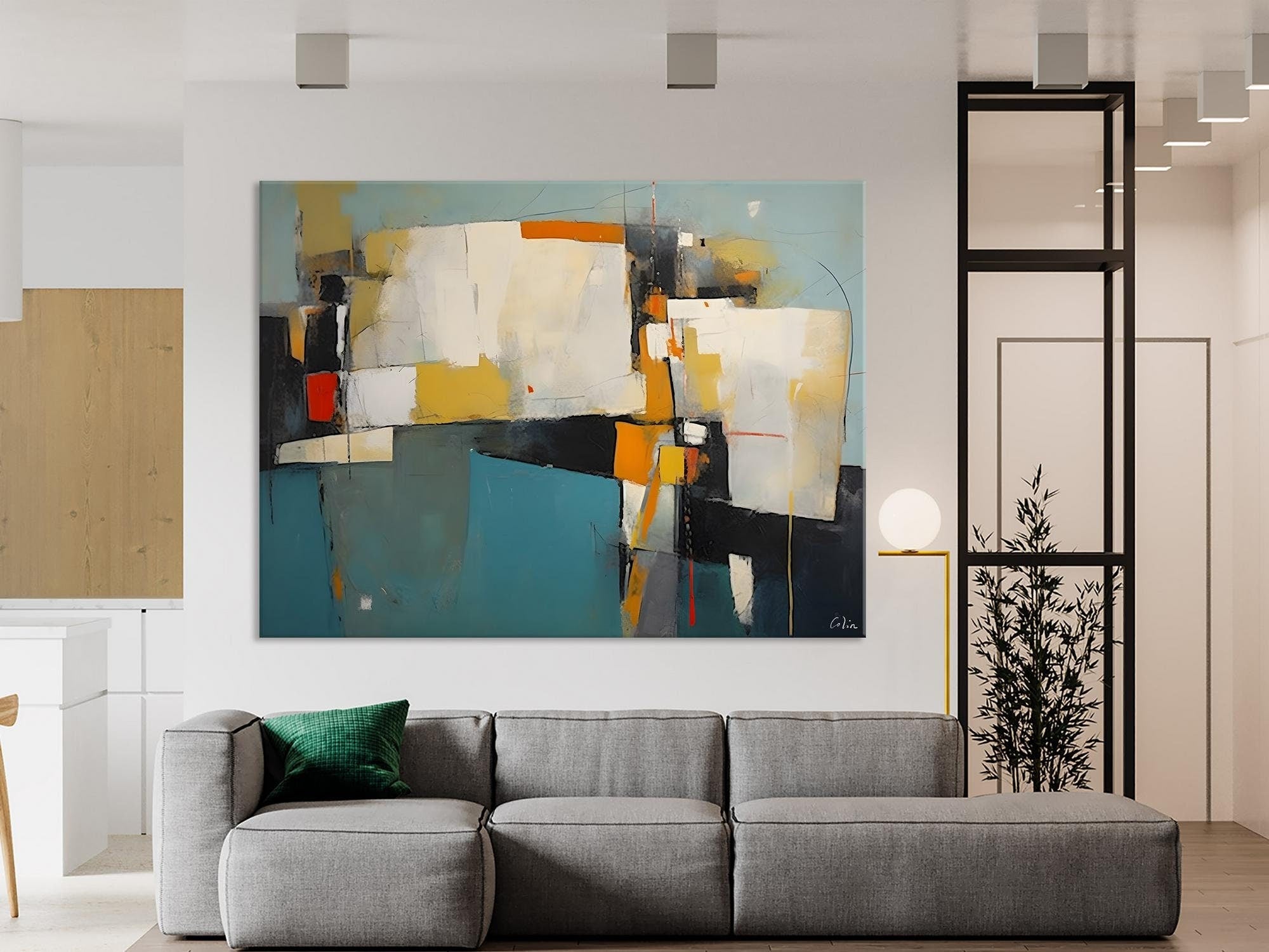 Hand Painted Canvas Art, Large Wall Art Ideas for Living Room, Oversized Canvas Paintings, Original Abstract Art, Contemporary Acrylic Art-LargePaintingArt.com