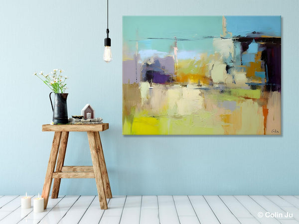Large Acrylic Paintings on Canvas, Original Abstract Art, Contemporary Acrylic Painting on Canvas, Oversized Modern Abstract Wall Paintings-LargePaintingArt.com