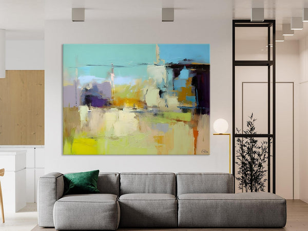 Large Acrylic Paintings on Canvas, Original Abstract Art, Contemporary Acrylic Painting on Canvas, Oversized Modern Abstract Wall Paintings-LargePaintingArt.com