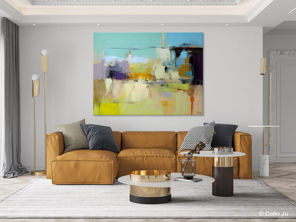Large Acrylic Paintings on Canvas, Original Abstract Art, Contemporary Acrylic Painting on Canvas, Oversized Modern Abstract Wall Paintings-LargePaintingArt.com