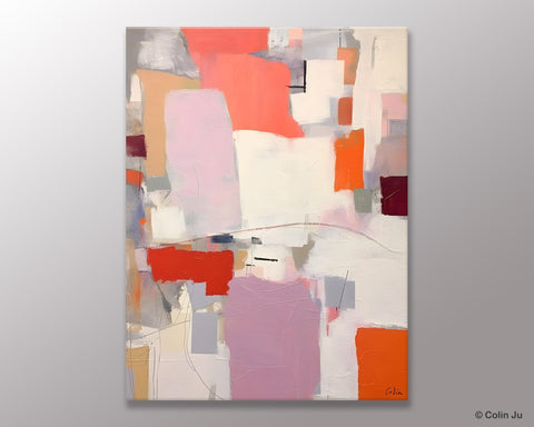 Contemporary Acrylic Painting on Canvas, Large Wall Art Painting for Bedroom, Original Canvas Art, Oversized Modern Abstract Wall Paintings-LargePaintingArt.com