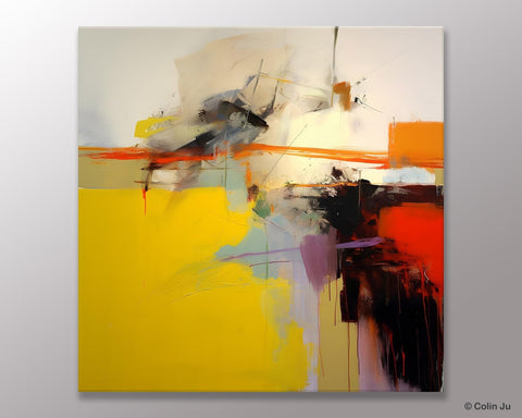 Modern Canvas Art Paintings, Contemporary Canvas Art, Original Modern Wall Art, Modern Acrylic Artwork, Large Abstract Paintings for Bedroom-LargePaintingArt.com