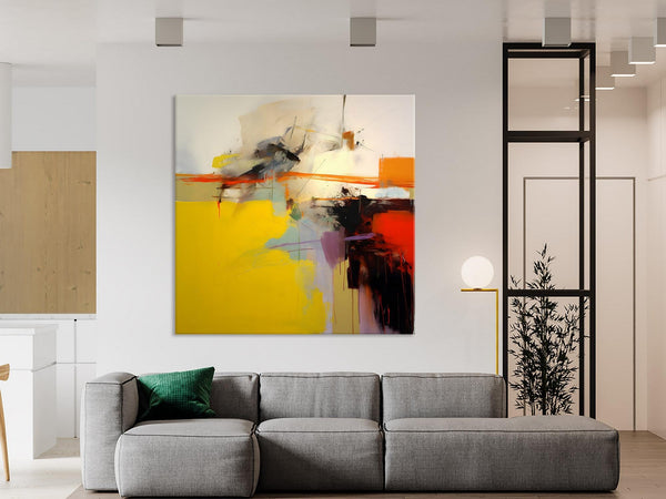Modern Canvas Art Paintings, Contemporary Canvas Art, Original Modern Wall Art, Modern Acrylic Artwork, Large Abstract Paintings for Bedroom-LargePaintingArt.com
