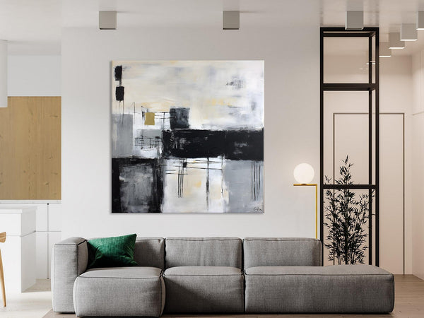 Contemporary Canvas Art for Bedroom, Modern Acrylic Artwork, Original Modern Paintings, Heavy Texture Canvas Art, Large Abstract Paintings-LargePaintingArt.com