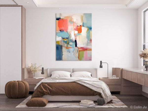 Large Wall Art Painting for Bedroom, Original Canvas Art, Contemporary Acrylic Painting on Canvas, Oversized Modern Abstract Wall Paintings-LargePaintingArt.com