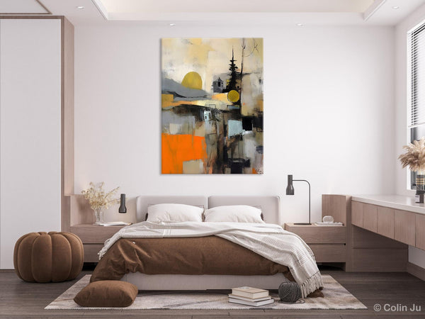 Original Canvas Art, Contemporary Acrylic Painting on Canvas, Large Wall Art Painting for Bedroom, Oversized Modern Abstract Wall Paintings-LargePaintingArt.com