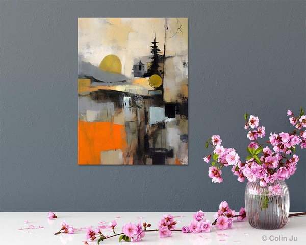Original Canvas Art, Contemporary Acrylic Painting on Canvas, Large Wall Art Painting for Bedroom, Oversized Modern Abstract Wall Paintings-LargePaintingArt.com