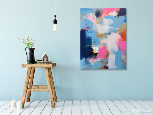 Oversized Modern Abstract Wall Paintings, Original Canvas Art, Contemporary Acrylic Painting on Canvas, Large Wall Art Painting for Bedroom-LargePaintingArt.com