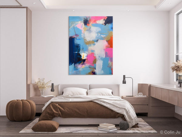 Oversized Modern Abstract Wall Paintings, Original Canvas Art, Contemporary Acrylic Painting on Canvas, Large Wall Art Painting for Bedroom-LargePaintingArt.com