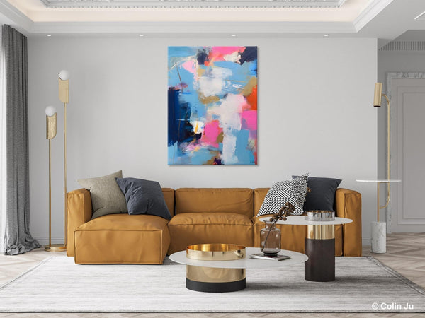 Oversized Modern Abstract Wall Paintings, Original Canvas Art, Contemporary Acrylic Painting on Canvas, Large Wall Art Painting for Bedroom-LargePaintingArt.com