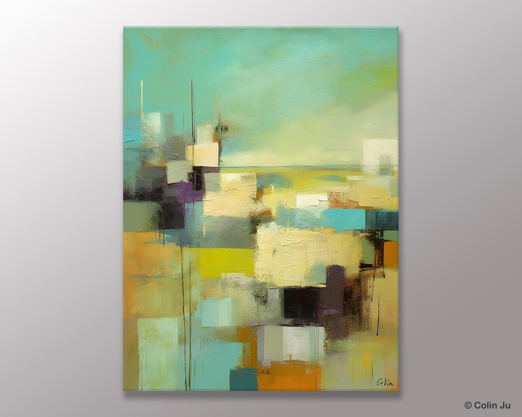 Original Canvas Art, Contemporary Acrylic Painting on Canvas, Large Wall Art Painting for Bedroom, Oversized Modern Abstract Wall Paintings-LargePaintingArt.com