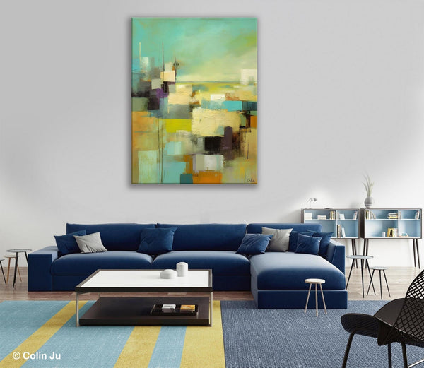 Original Canvas Art, Contemporary Acrylic Painting on Canvas, Large Wall Art Painting for Bedroom, Oversized Modern Abstract Wall Paintings-LargePaintingArt.com