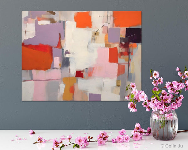 Acrylic Paintings on Canvas, Large Original Abstract Art, Contemporary Acrylic Painting on Canvas, Oversized Modern Abstract Wall Paintings-LargePaintingArt.com