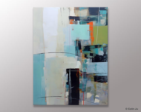 Abstract Wall Paintings, Large Contemporary Wall Art, Extra Large Paintings for Bedroom, Hand Painted Canvas Art, Original Modern Painting-LargePaintingArt.com