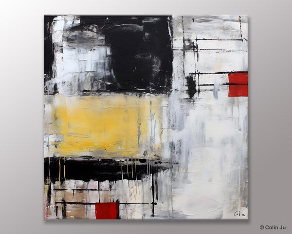 Original Modern Acrylic Artwork, Extra Large Abstract Paintings for Dining Room, Modern Canvas Art Paintings, Abstract Wall Art for Bedroom-LargePaintingArt.com