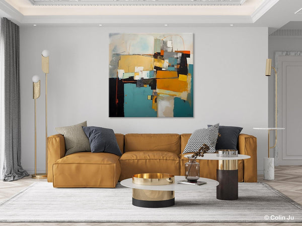 Contemporary Canvas Art for Living Room, Modern Acrylic Paintings, Original Modern Paintings, Extra Large Abstract Paintings on Canvas-LargePaintingArt.com