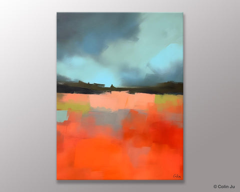 Original Canvas Artwork, Contemporary Acrylic Painting on Canvas, Large Wall Art Painting for Bedroom, Oversized Abstract Wall Art Paintings-LargePaintingArt.com