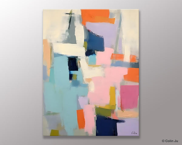 Large Wall Art Painting for Bedroom, Original Canvas Art, Contemporary Acrylic Painting on Canvas, Oversized Modern Abstract Wall Paintings-LargePaintingArt.com