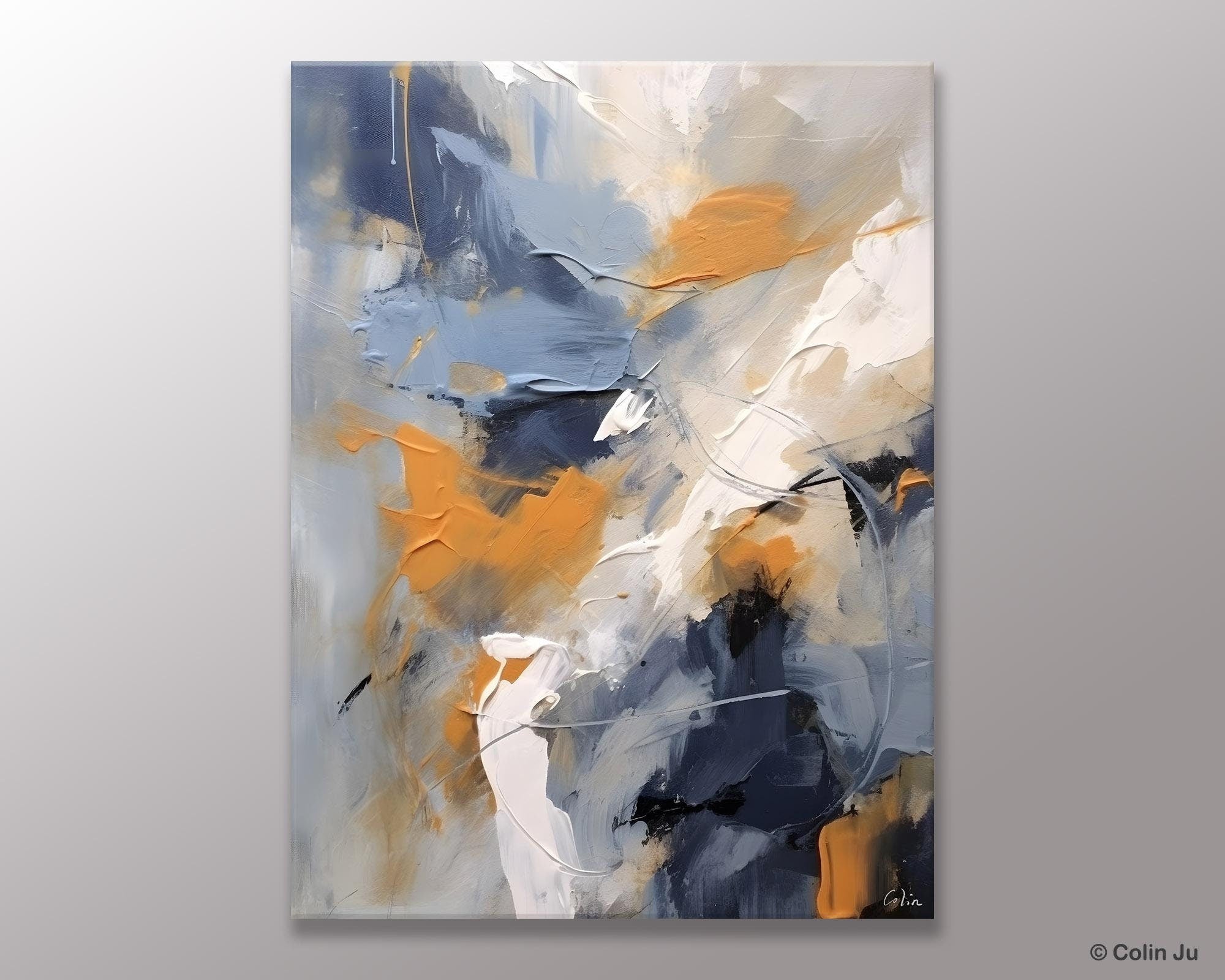 Contemporary Acrylic Paintings on Canvas, Large Wall Art Paintings for Bedroom, Oversized Abstract Wall Art Paintings, Original Abstract Art-LargePaintingArt.com